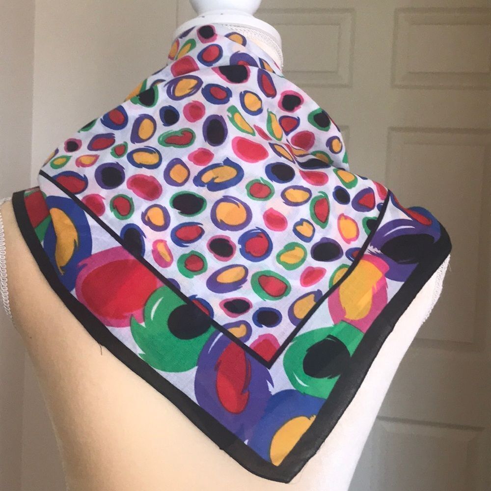 Scarf Multicolor Vintage Made in Italy